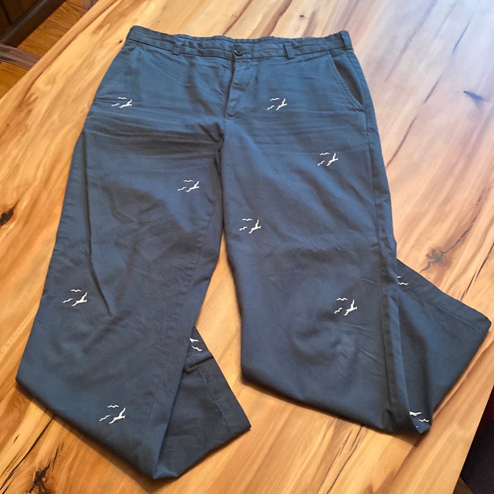 Mens Brooks Brothers Seagull Pants, Size 35